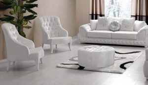 Beyaz Salon Takımı Nasıl Kombin Edilir? 