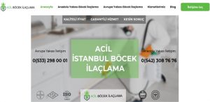 İstanbul Böcek İlaçlama Şirketi