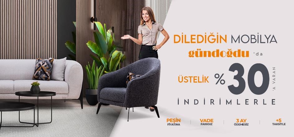 Kadınların Hoşuna Gidecek Mobilyalar Gündoğdu Mobilya’da!